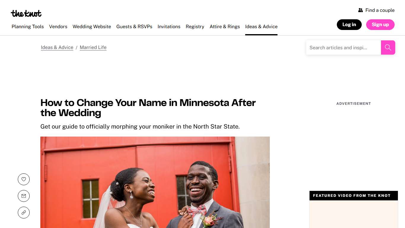 How to Tackle a Name Change in MN After the Wedding