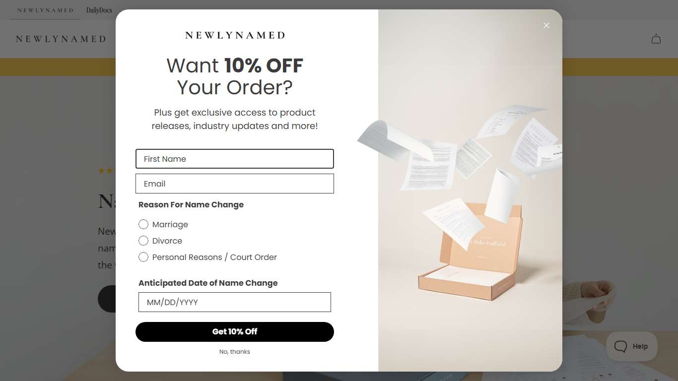 NewlyNamed | #1 Name Change Service for Marriage and Divorce